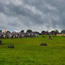 Inscenizacja bitwy pod Grunwaldem - Fot. Agata Myszka, Olena Serbinovska i Maciej Ciemny.