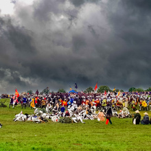 Inscenizacja bitwy pod Grunwaldem - Fot. Agata Myszka, Olena Serbinovska i Maciej Ciemny.