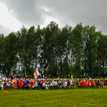 Inscenizacja bitwy pod Grunwaldem - Fot. Agata Myszka, Olena Serbinovska i Maciej Ciemny.