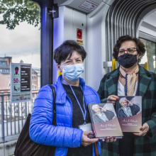 Na zdjęciu od lewej: Iwona Brudkiewicz z Biura Prezydenta Gdańska i prof. dr hab. Ewa Łojkowska