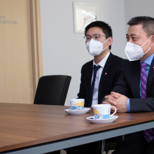 Spotkanie Rektora UG z Konsulem Generalnym Chińskiej Republiki Ludowej