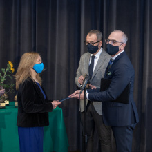 Wręczenie nagrody „Nauczyciela Roku” imienia Krzysztofa Celestyna Mrongowiusza