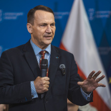 Spotkanie z Ministrem Radosławem Sikorskim na UG 8.11.2024. Fot. Alan Stocki 002