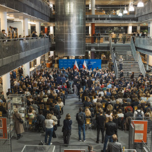 Spotkanie z Ministrem Radosławem Sikorskim na UG 8.11.2024. Fot. Alan Stocki 003