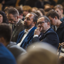 Spotkanie z Ministrem Radosławem Sikorskim na UG 8.11.2024. Fot. Alan Stocki 009