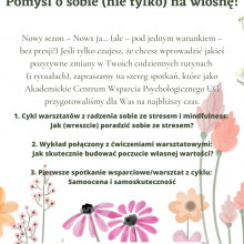 Akademickie Centrum Wsparcia Psychologicznego UG zaprasza!