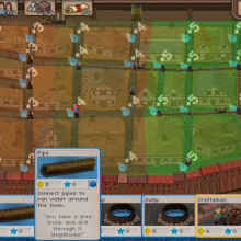 Grafiki gry edukacyjnej "Waterworks!"