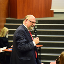 Grzegorz Węgrzyn przemawia