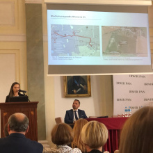 Projekt doktorantek z UG prezentuje mgr Sandra Żukowska