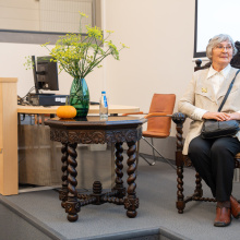 Prof. Maria Herbichowa podczas odnowienia doktoratu