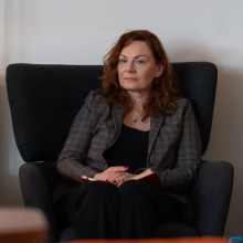 uczestniczka debaty