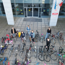 Collection of bicycles