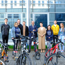 Collection of bicycles