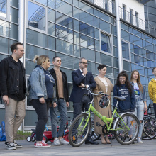 Collection of bicycles