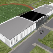 Wizualizacje Centrum Sportowego UG.