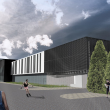 Wizualizacje Centrum Sportowego UG.