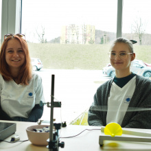 Studenki WMFiI - Magda Kuszmider i Katarzyna Kuchta
