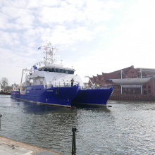 Oceanograf na nabrzeżu gdańskim 