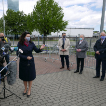 Pierwsze w Polsce mobilne centrum testowe Covid-19 w formule walk-thru przy UG