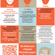 Plakat z informacjami o konferencji