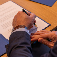 Podpisanie listu intencyjnego między UG a MNG, fot. M. Byczkowski