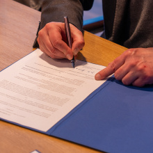 Podpisanie listu intencyjnego między UG a MNG, fot. M. Byczkowski