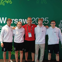 Studentki i studenci UG podczas Akademickich Mistrzostw Europy w sportach walki - Warszawa, 21-25.08.2025