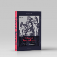 Projekt okładki katalogu Gdańskie ślady Szekspira/ Echoes of Shakespeare in Gdańsk: Chodowiecki & Limon pod redakcją prof. dr. hab. Piotra Stepnowskiego i mgr Joanny Kamień