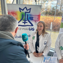 Naukowe Koło Chemików Uniwersytetu Gdańskiego podczas ScienceCom 2025