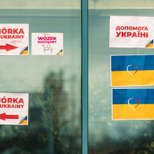 Drogowskazy do zbiórek fot. Alan Stocki/UG