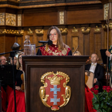 Chairperson of the Gdańsk City Council Agnieszka Owczarczak