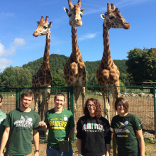 Students of dr Michał Kraszpulski at Gdańsk ZOO
