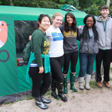 Students at the UG field station (Bukowo)
