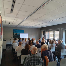 „Obwód Kalininigradzki 2024. Rosyjski okręt zniszczenia na Morzu Bałtyckim”. Studenci na warsztatach poświęconych zagadnieniu półeksklawy Obwodu Kaliningradzkiego - fot. 2