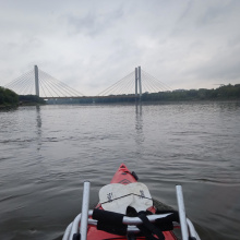 2044 km liczyła pętla, którą w pojedynkę przepłynął kajakiem Jacek Pałubicki
