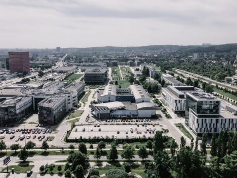 Kampus UG z lotu ptaka