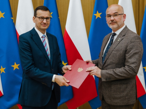 prof. Berendt i premier Morawiecki 