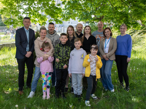 rodzina podczas Dnia BHP