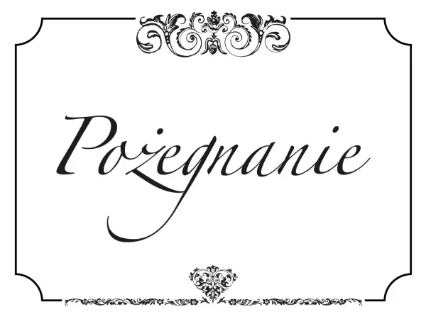 Pożegnanie