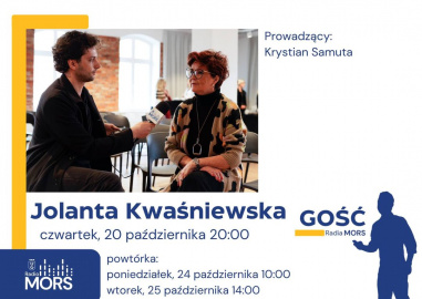 Baner zapowiadający audycję