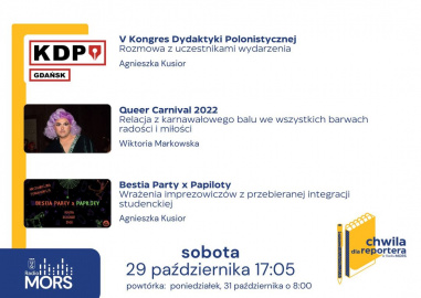 Baner zapowiadający audycję