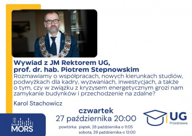 Baner zapowiadający audycję