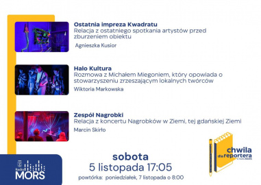 Baner zapowiadający audycję