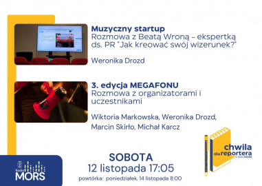 Baner zapowiadający audycję