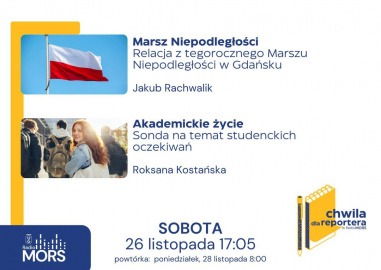 Baner zapowiadający audycję