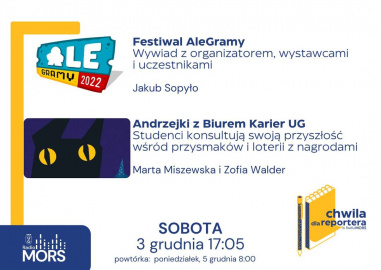 Baner zapowiadający audycję