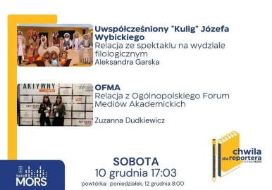 Baner zapowiadający audycję