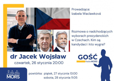 Baner zapowiadający audycję