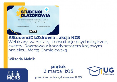 Baner zapowiadający audycję