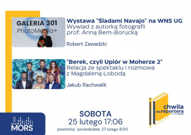 Baner zapowiadający audycję